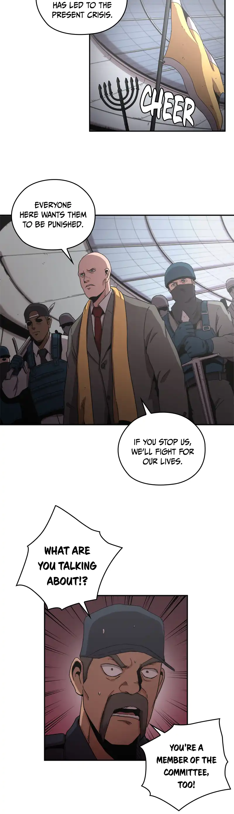 Flower War panel 3