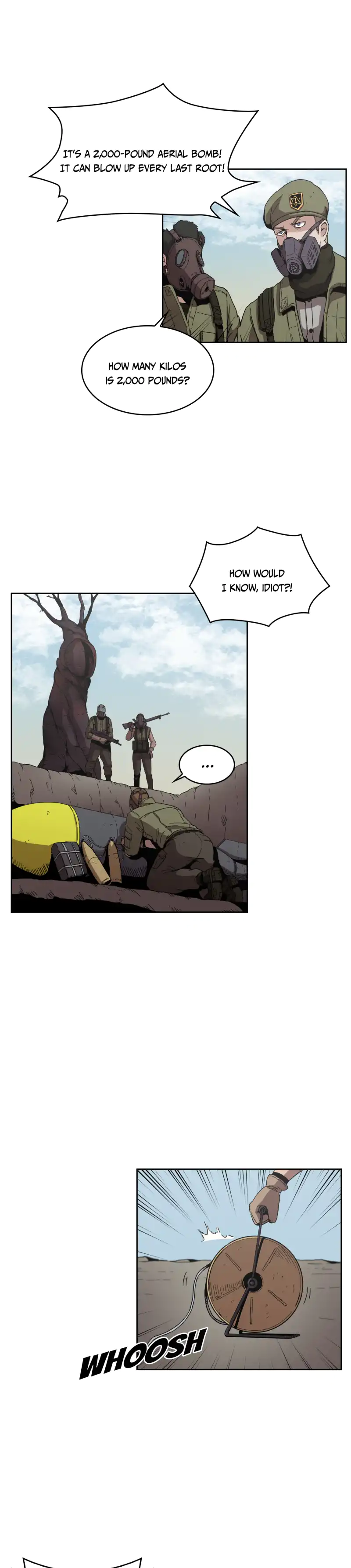 Flower War panel 3