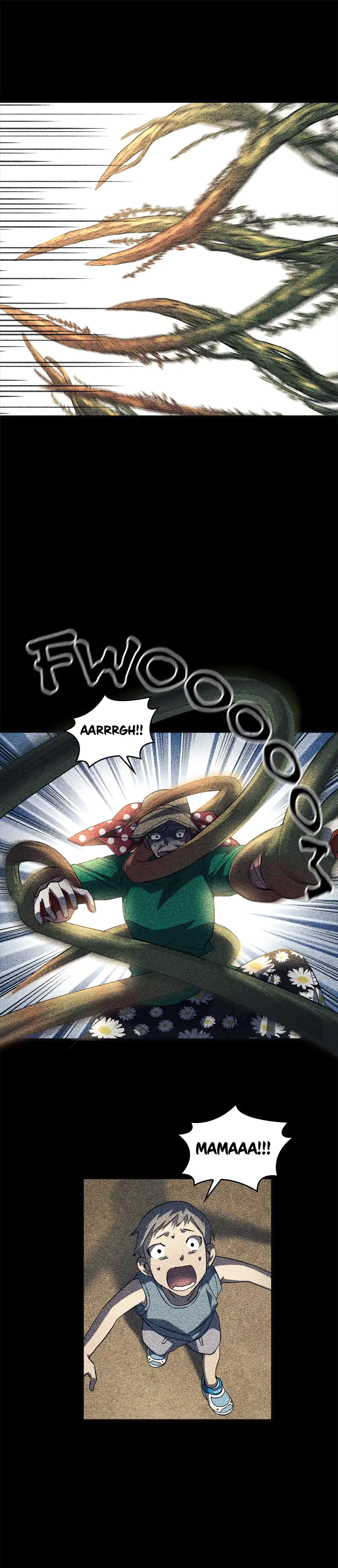 Flower War panel 5