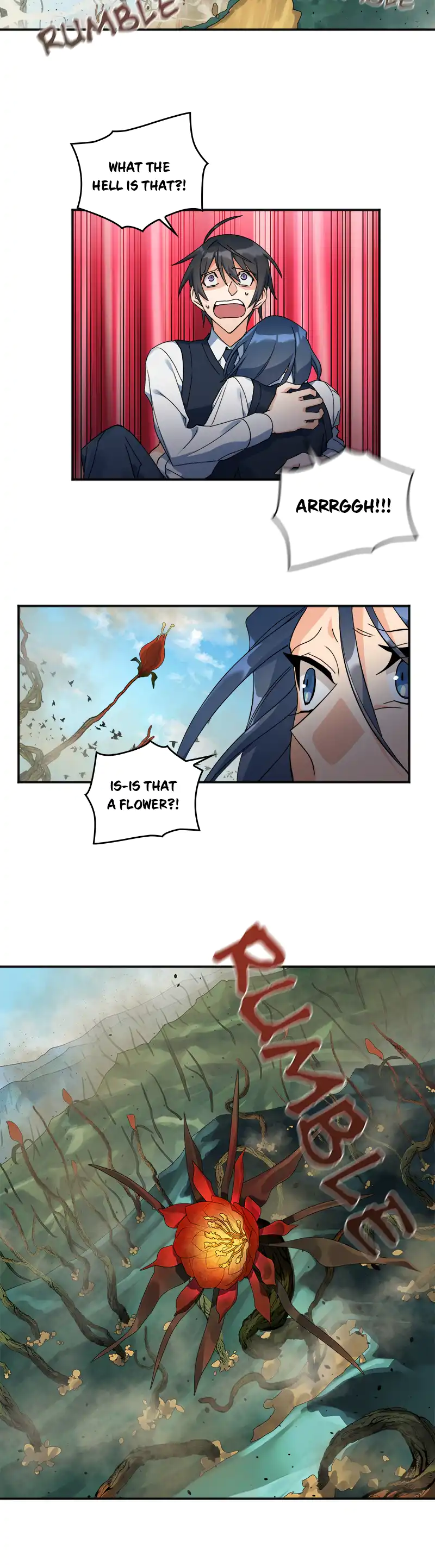Flower War panel 3