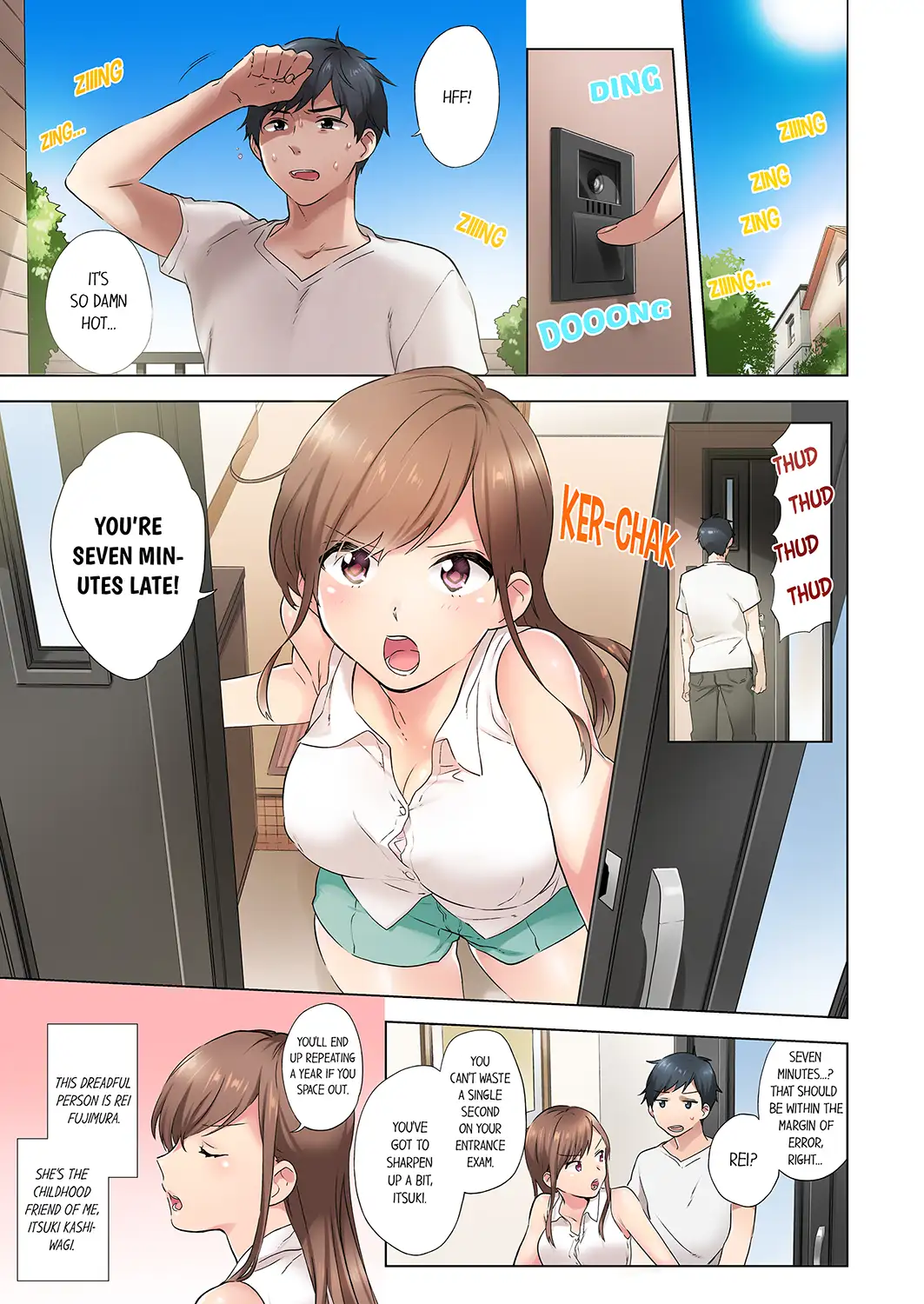 A Scorching Hot Day with A Broken Air Conditioner　If I Keep Having Sex with My Sweaty Childhood Friend… - Episode 1 - read scene 1