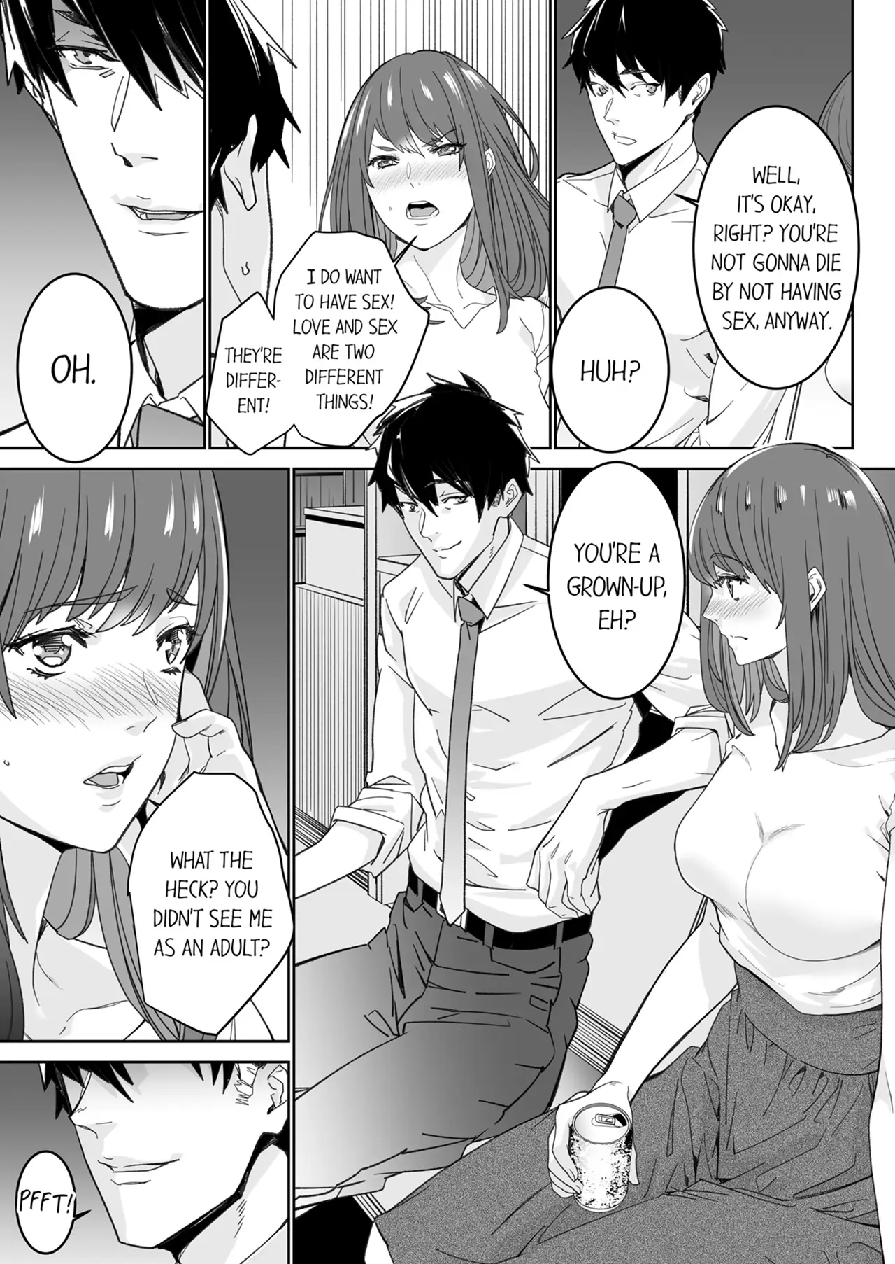 “His Sex is Way Too Sadistic…!” - Intense Sex with My Peerless Colleague Before the Last Train - Episode 1 - read scene 7