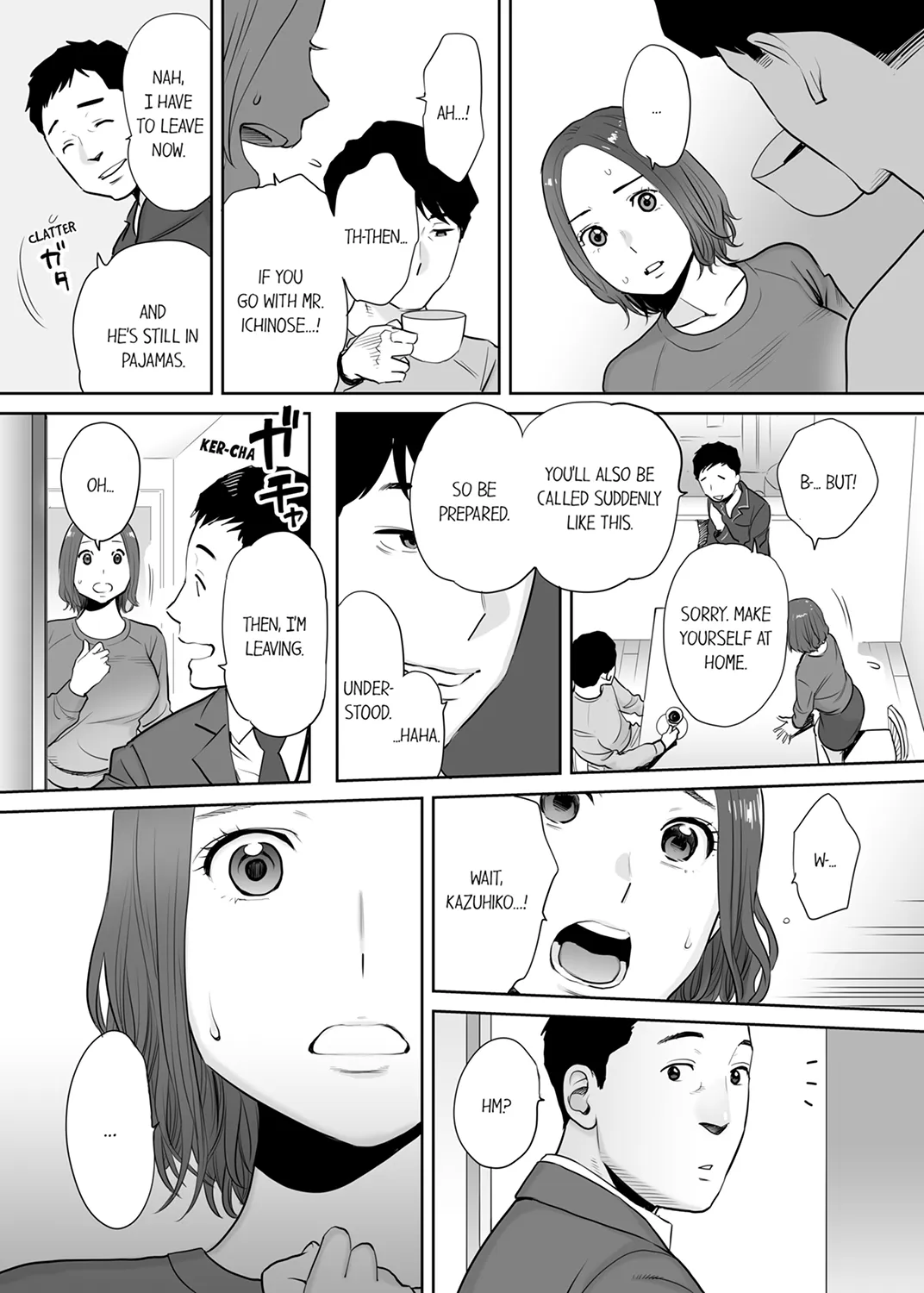 “I’m cumming from my husband’s subordinate…”　The cheating wife who can’t resist feeling it. - Episode 3 - read scene 4