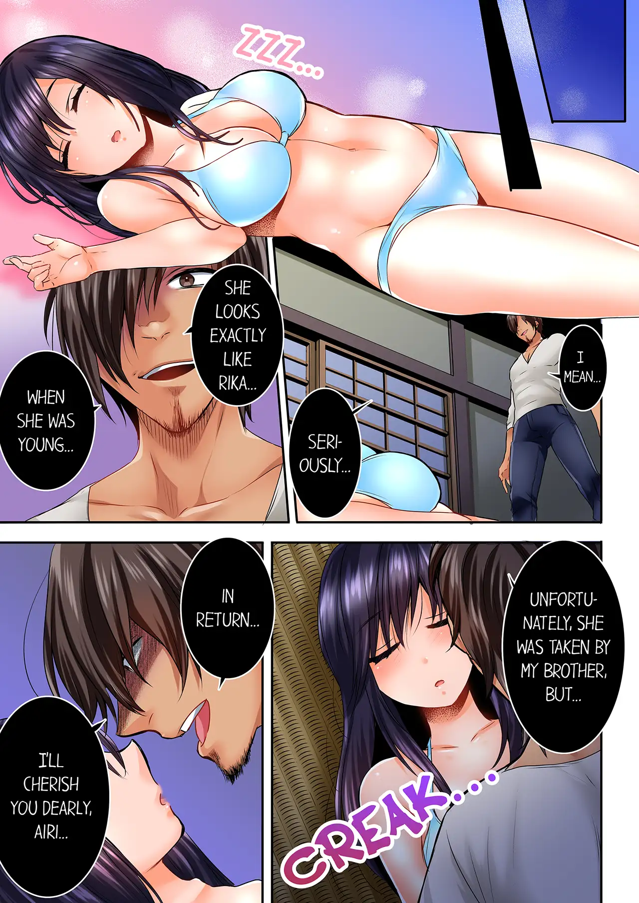 Sleeping Niece, Sneaky Uncle.He Teases Her All Night On A Hot Summer Night… - Episode 2 - read scene 1