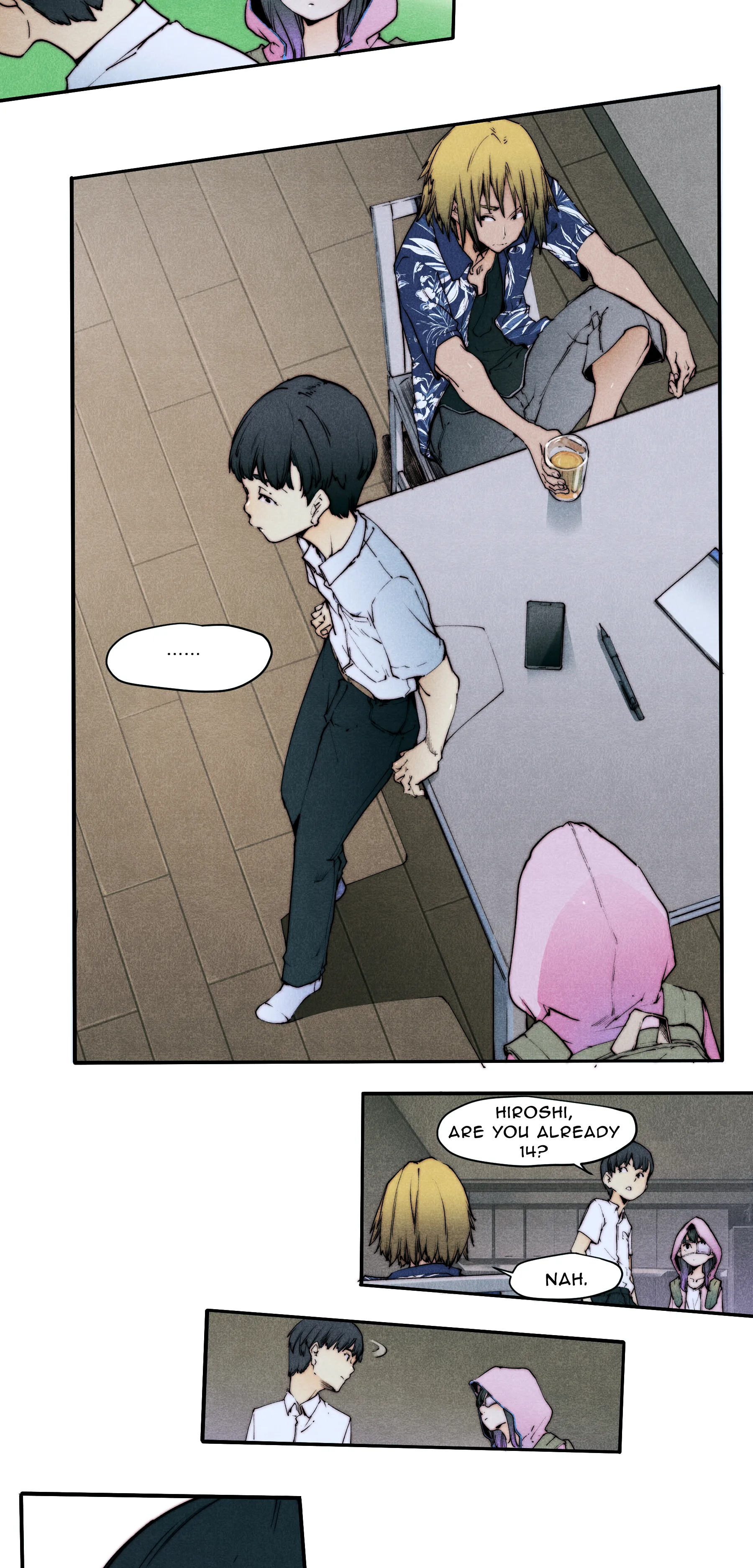 Gold Boy panel 3