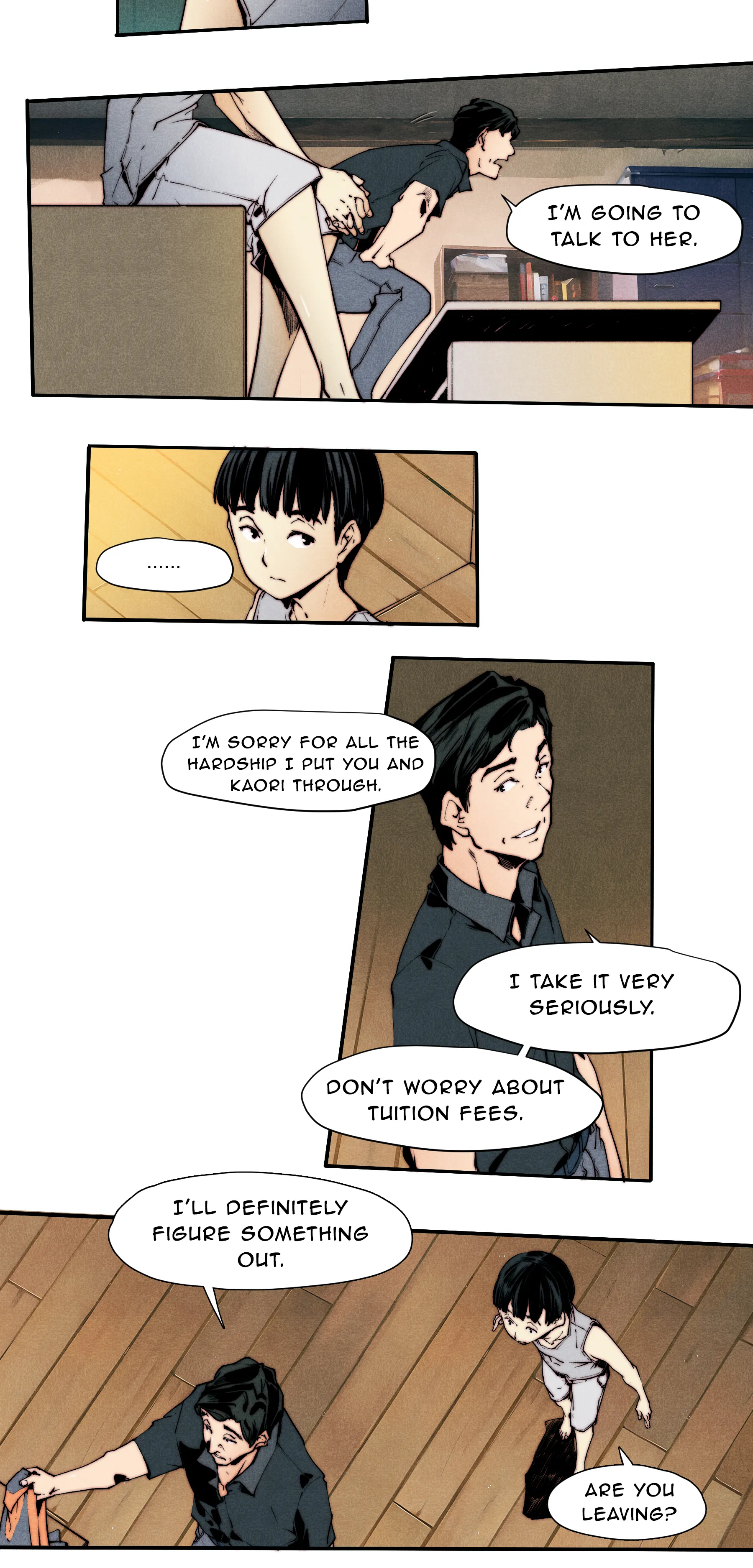 Gold Boy panel 3