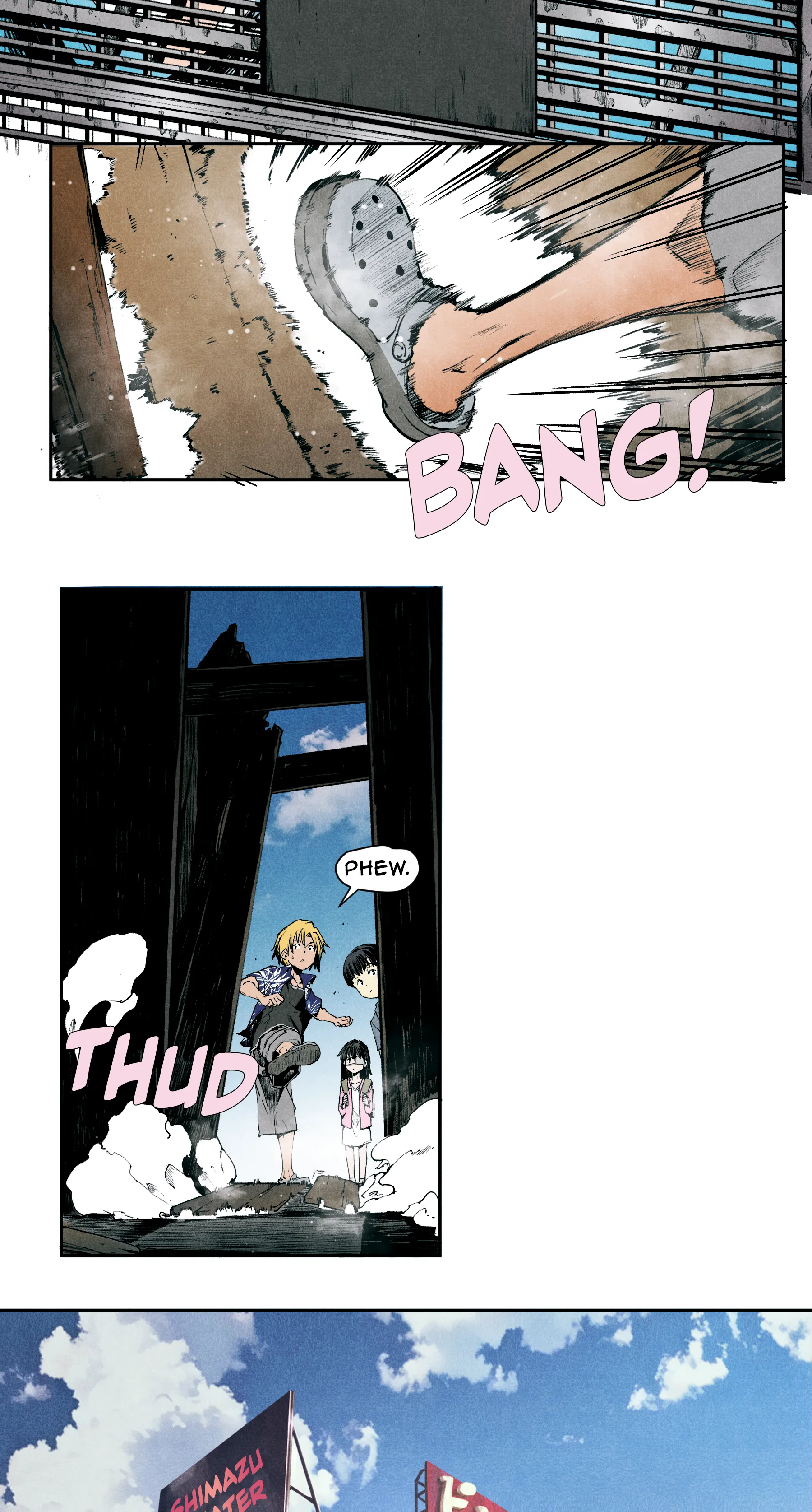 Gold Boy panel 2
