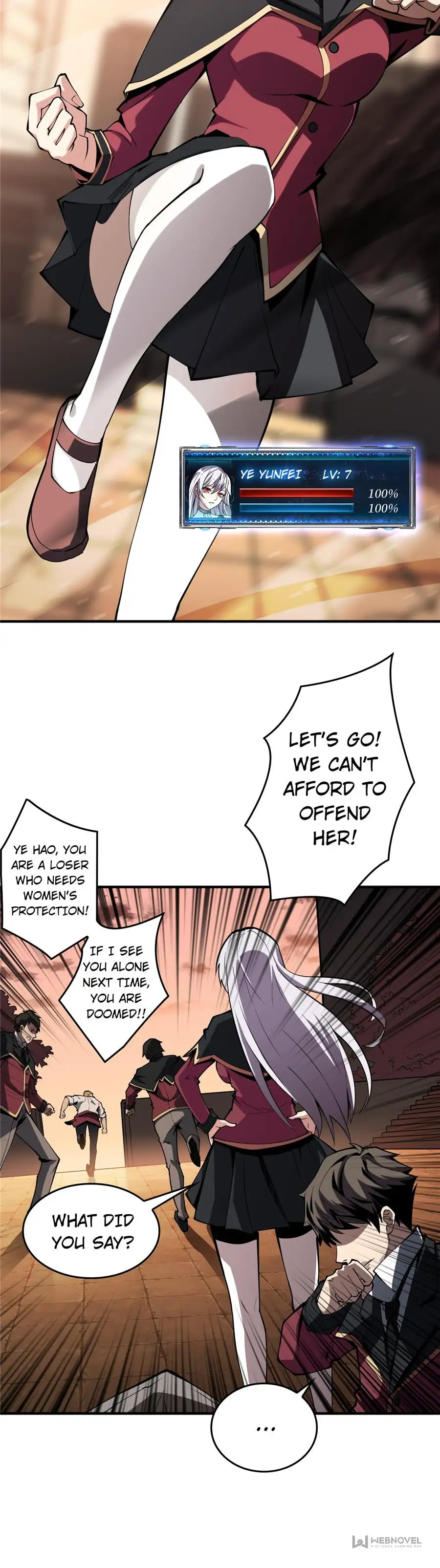 You will have a King account at the beginning - Episode 1 - read scene 23