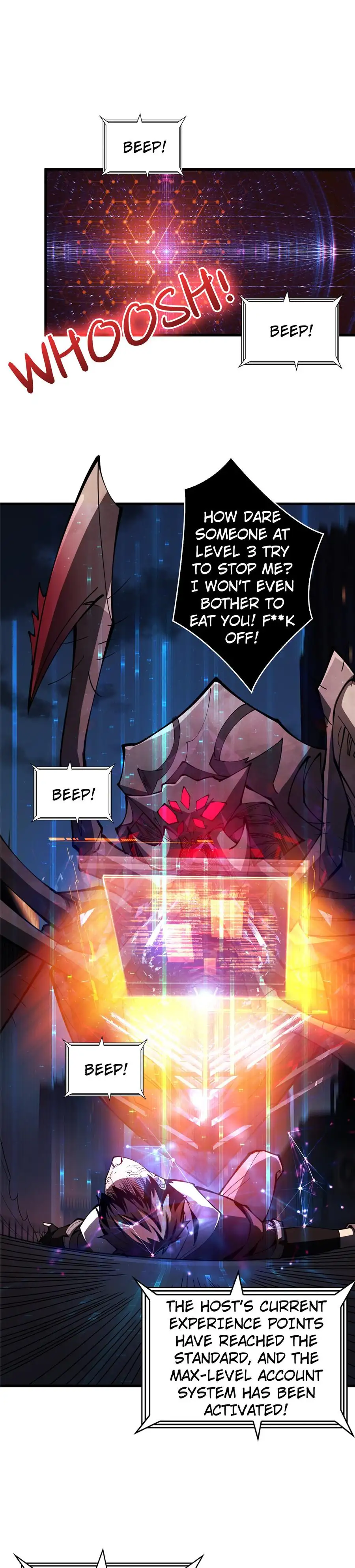 You will have a King account at the beginning - Episode 2 - read scene 16