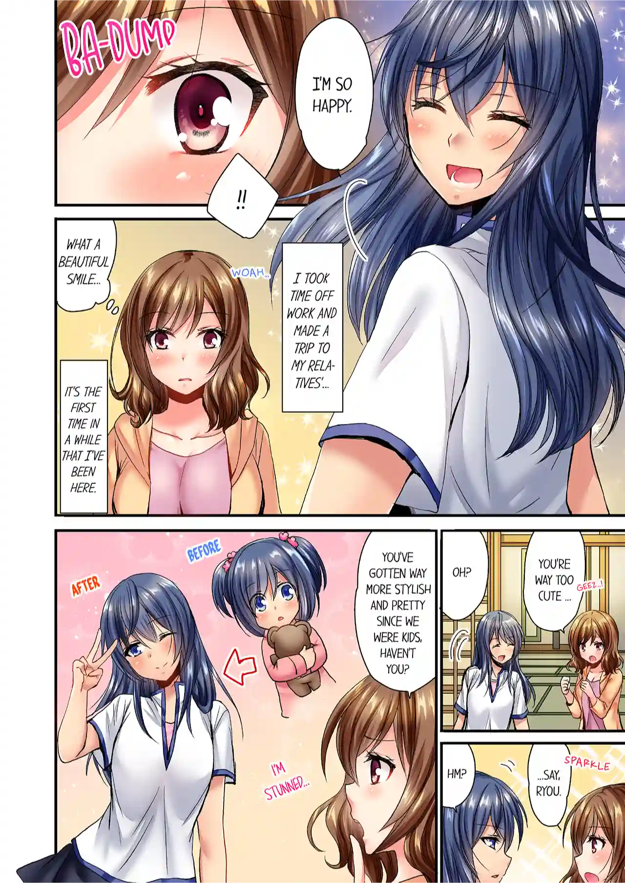 She(?) Snuck Into My Bedroom... "No... I'm Cumming!" Getting Teased By My Childhood Friend All Night Long - Episode 1 - read scene 2