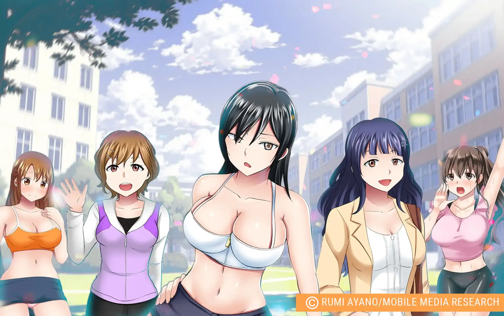 Girls’ University Club SEX Training ー I’m Made to Cum Again and Again During the Training Camp