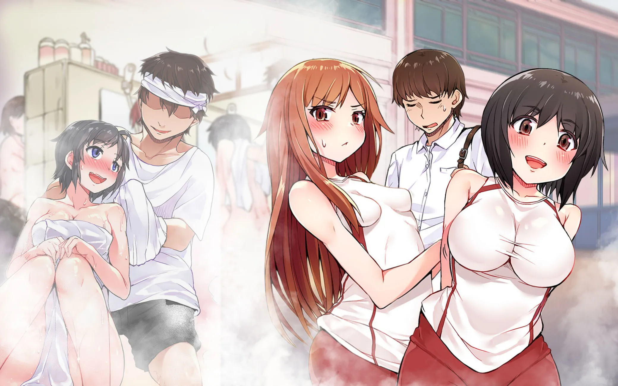 Traditional Job of Washing Girl's Body
