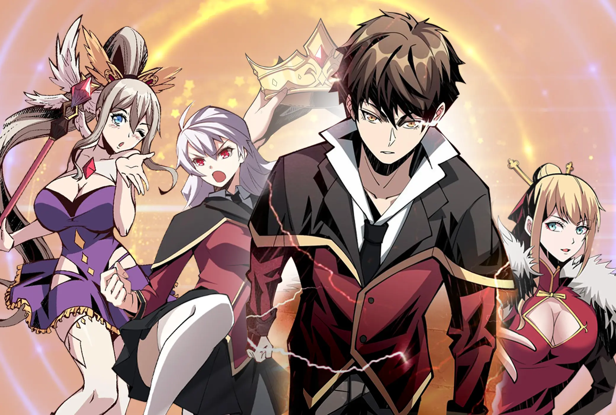 You will have a King account at the beginning - cover